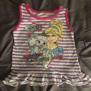 Disney Princess Cinderella Peplum Tank